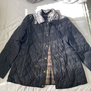 LL BEAN WOMENS QUILTED RIDING JACKET SIZE XL